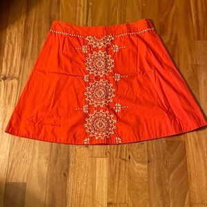 Women’s 100% cotton skirt purchased at Anthropologie, size 12